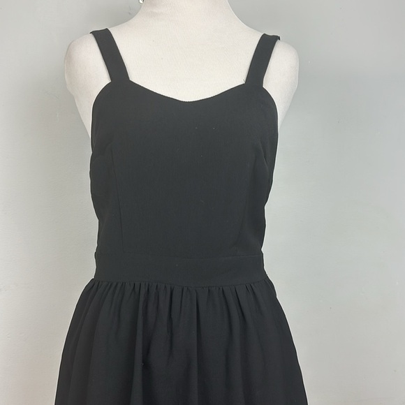 Tea & Cup Coquette Open Back Bow Mini Dress Sz M - Picture 4 of 14